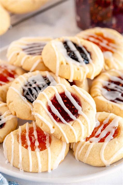 natashas kitchen thumbprint cookies|shortbread thumbprint cookies with jam.